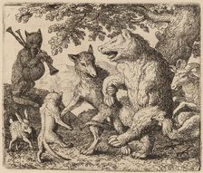 All Rejoice for the Bear and the Wolf, probably c. 1645/1656. Creator: Allart van Everdingen