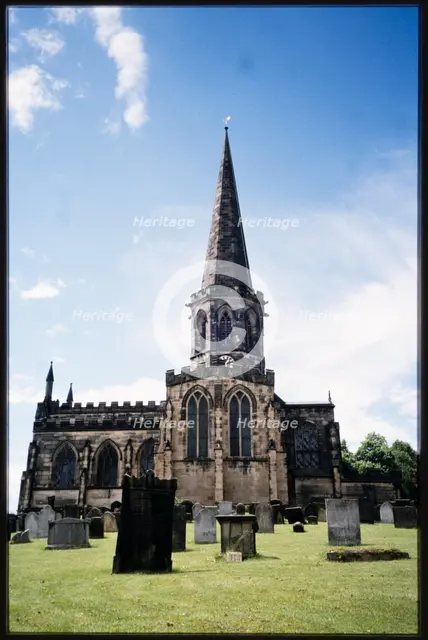 All Saints' Church, Bakewell, Derbyshire Dales, Derbyshire, 1991. Creator: Dorothy Chapman.