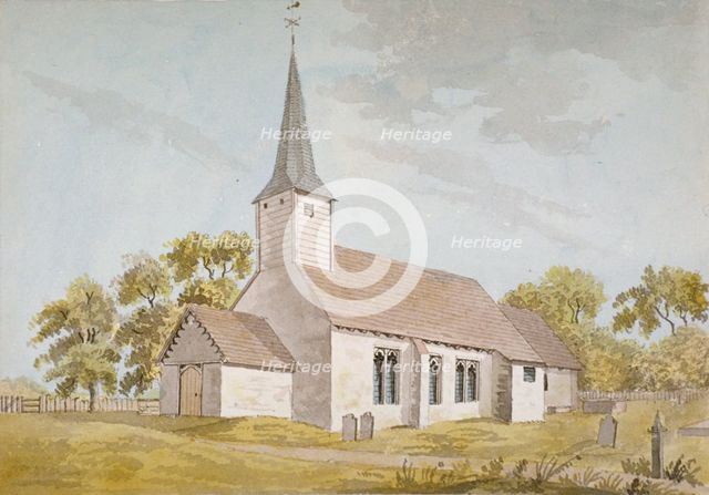 All Saints Church, Foots Cray, Kent, 1790. Artist: Anon