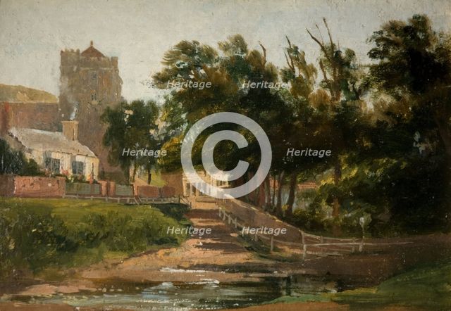 All Saints Church, Hastings, 1813. Creator: David Cox the elder.