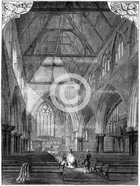 All Saints' Church, Notting Hill, London, 1861. Artist: Unknown