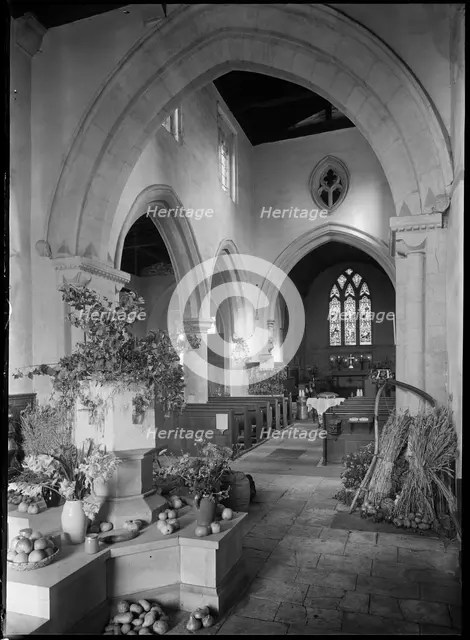 All Saints Church, Spelsbury, West Oxfordshire, Oxfordshire, 1945-1960. Creator: Margaret F Harker.