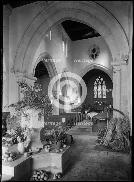 All Saints Church, Spelsbury, West Oxfordshire, Oxfordshire, 1945-1960. Creator: Margaret F Harker.