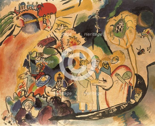 All Saints' Day, c1910. Creator: Kandinsky, Wassily Vasilyevich (1866-1944).