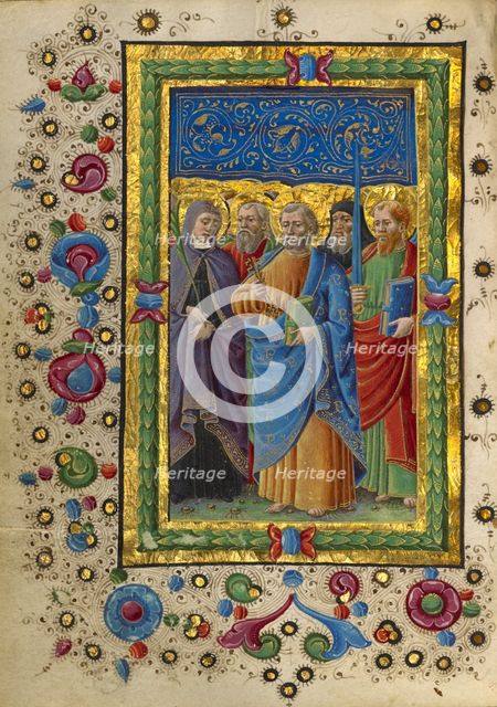 All Saints; Gualenghi-d'Este Hours, about 1469. Creator: Guglielmo Giraldi.