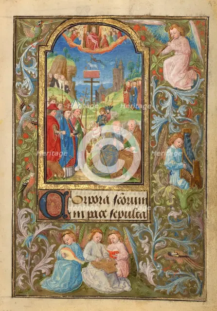 All Saints; Prayer Book of Charles the Bold, 1469. Creator: Lieven van Lathem.