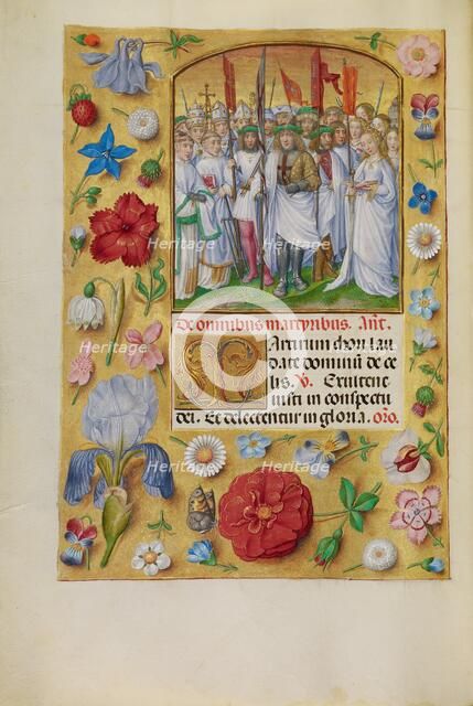 All Saints; Spinola Hours, about 1510-1520. Creator: Master of James IV of Scotland.