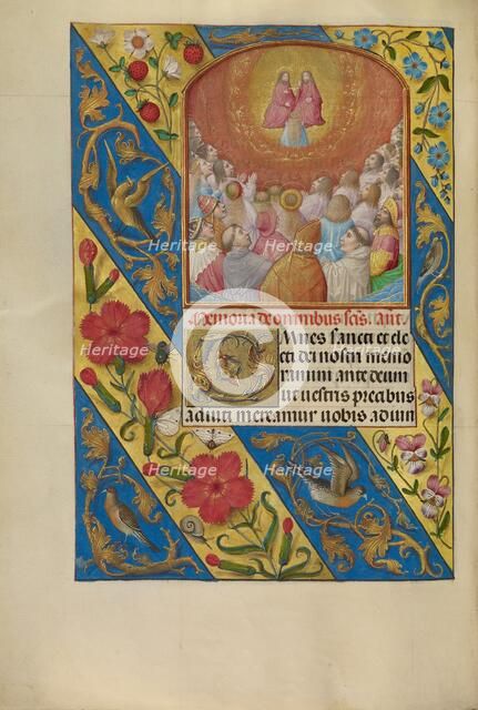 All Saints; Spinola Hours, about 1510-1520. Creator: Workshop of Master of the First Prayer Book of Maximilian.