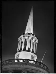 All Souls Church, Langham Place, Marylebone, City of Westminster, Greater London Authority, 1950. Creator: Margaret F Harker