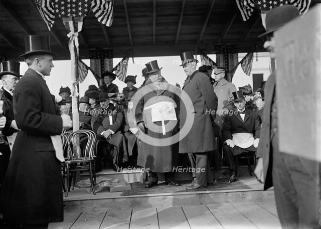 All Souls Church - Laying of A Cornerstone, Washington DC, 1913. Creator: Harris & Ewing.