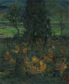 All Souls Day, 1918-1928. Creator: Gustav Mally