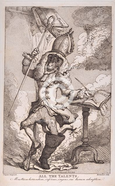 All the Talents, April 18, 1807., April 18, 1807. Creator: Thomas Rowlandson.