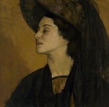 Alla Nazimova, 1910. Creator: Edward Emerson Simmons