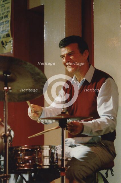 Allan Ganley, 100 Club, London, 1989. Creator: Brian Foskett.