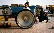 Allan Dougherty, support crew member for Bluebird CN7 World Land Speed Record attempt, 1964 Creator: Unknown