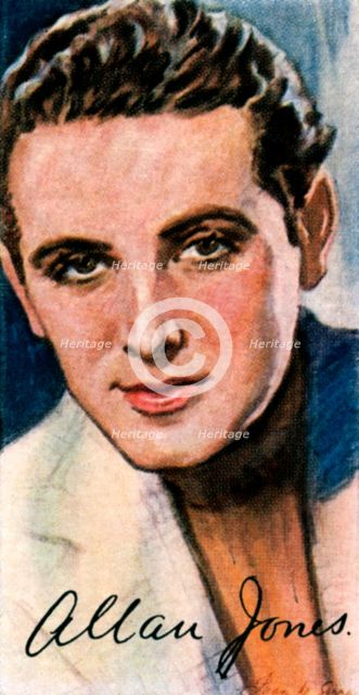 Allan Jones, (1907-1992),  American actor and singer, 20th century. Artist: Unknown