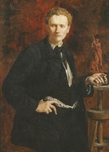 Allan Österlind, the Artist, 1880. Creator: Ernst Josephson