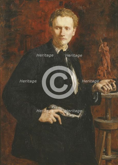 Allan Österlind, the Artist, 1880. Creator: Ernst Josephson.