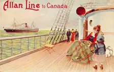 Allan Line to Canada c1900. Creator: Unknown
