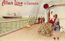 Allan Line to Canada c1900. Creator: Unknown
