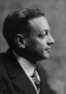 Allan, Mr., portrait photograph, 1914. Creator: Arnold Genthe