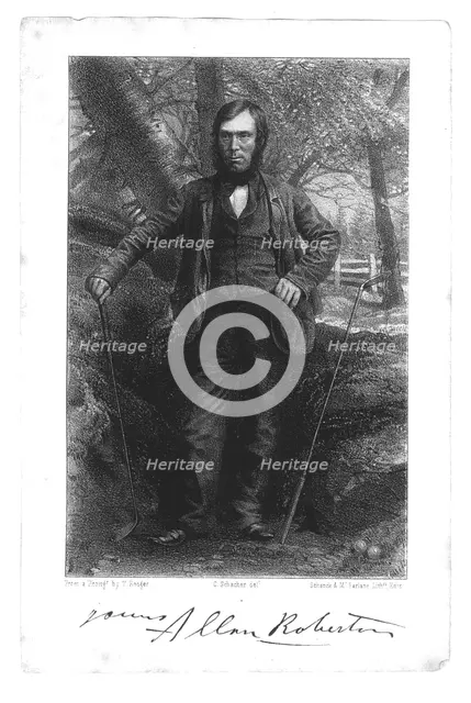 Allan Robertson, c1850. Artist: Schenck & McFarlane.