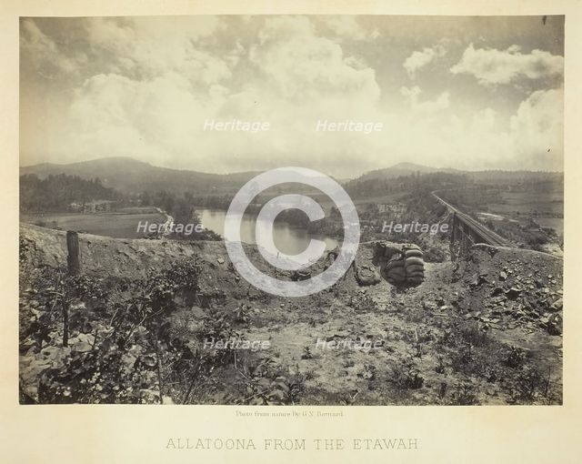 Allatoona from the Etawah, 1866. Creator: George N. Barnard.
