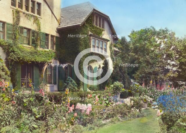 "Allgates," Horatio Gates Lloyd house, Cooperstown Road, Haverford, Pennsylvania, 1919. Creator: Frances Benjamin Johnston.