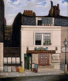 Allen's Tobacconist Shop, Hart Street, Grosvenor Square 1841. Creator: Robert Allen