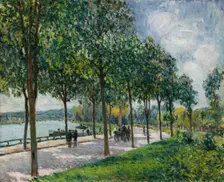 Allée of Chestnut Trees, 1878. Creator: Alfred Sisley