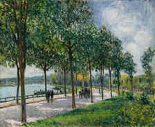 Allée of Chestnut Trees, 1878. Creator: Alfred Sisley
