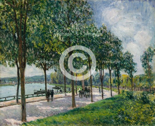 Allée of Chestnut Trees, 1878. Creator: Alfred Sisley.