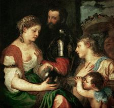 Allegoria coniugale (Allegory of Marriage), ca 1532. Creator: Titian (1488-1576)