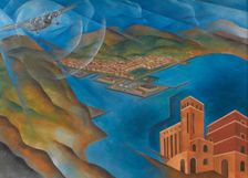 Allegoria del Golfo e del Palazzo delle Poste di La Spezia, ca 1933