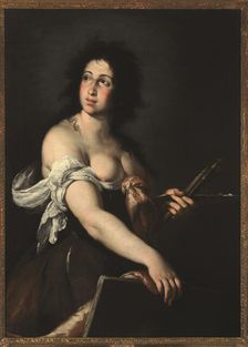 Allegoria della pittura (Allegory of painting), 1635. Creator: Strozzi, Bernardo (1581-1644)