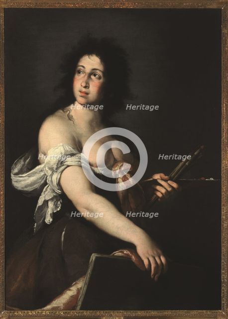 Allegoria della pittura (Allegory of painting), 1635. Creator: Strozzi, Bernardo (1581-1644).