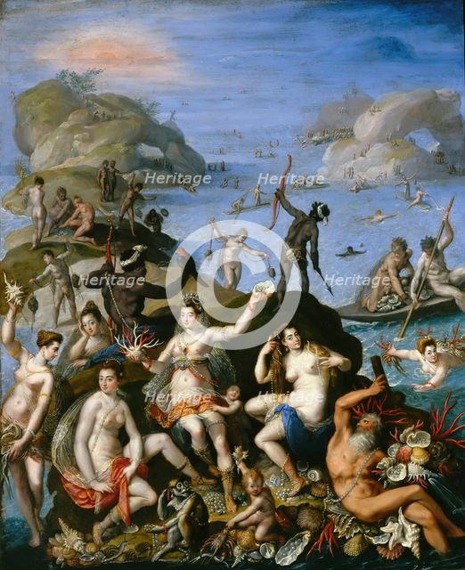 Allegoria della scoperta d'America (Allegory of the discovery of America), ca 1585.