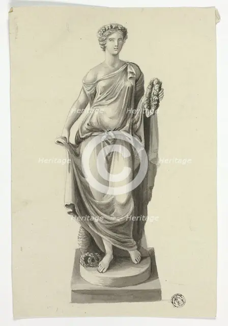 Allegoric Figure after the Flora Farnese, n.d. Creator: Unknown.