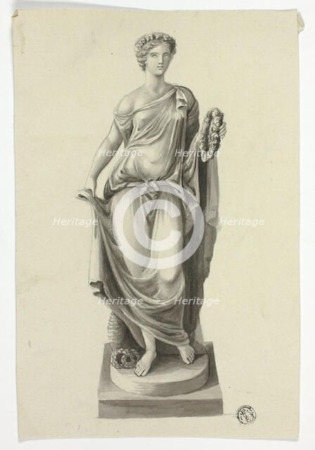 Allegoric Figure after the Flora Farnese, n.d. Creator: Unknown.