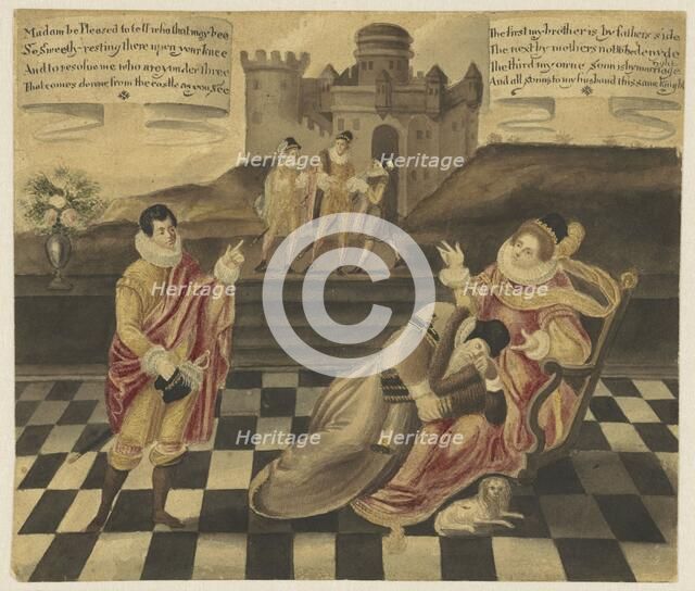 Allegorical Group Portrait, after 1800-before 1899. Creator: Anon.