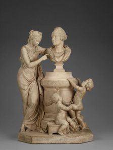 Allegorical Group with a Bust of an Architect, 1780-1800. Creator: Unknown