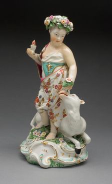 Allegorical Figure of Asia, Derby, 1770/80. Creator: Derby Porcelain Manufactory England
