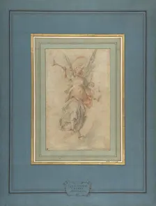 Allegorical Figure of Fame, ca. 1590. Creator: Giuseppe Cesari