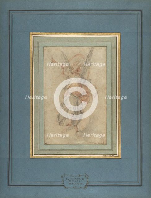 Allegorical Figure of Fame, ca. 1590. Creator: Giuseppe Cesari.