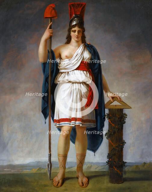 Allegorical Figure of the French Republic. Artist: Gros, Antoine Jean, Baron (1771-1835)