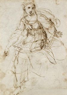 Allegorical Figure of Theology, early 16th century. Artist: Raphael