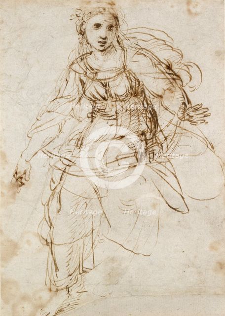 Allegorical Figure of Theology, early 16th century. Artist: Raphael.