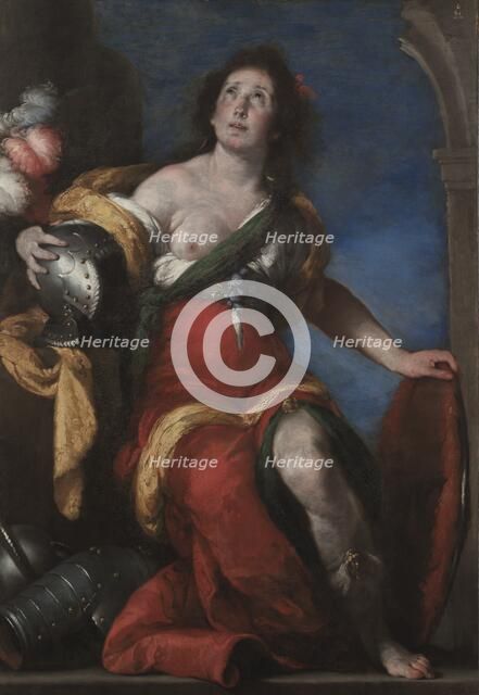 Allegorical Figure, c. 1636. Creator: Bernardo Strozzi (Italian, 1581?-1644).