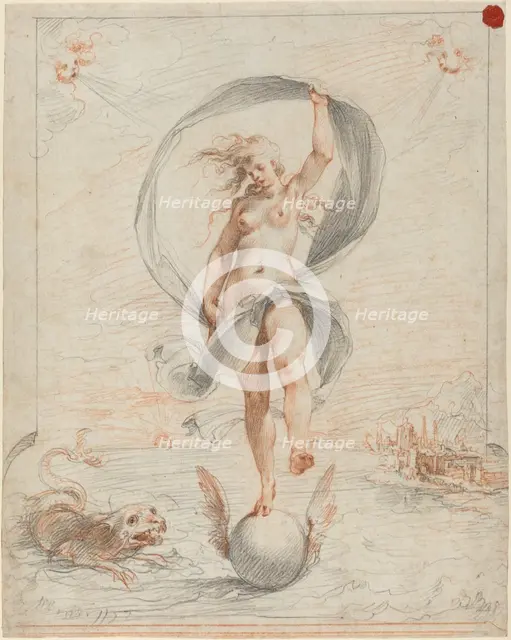 Allegorical Figure, probably c. 1588. Creator: Giuseppe Cesari.