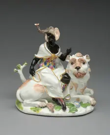 Allegorical Figure Representing Africa, Meissen, 1746. Creator: Meissen Porcelain